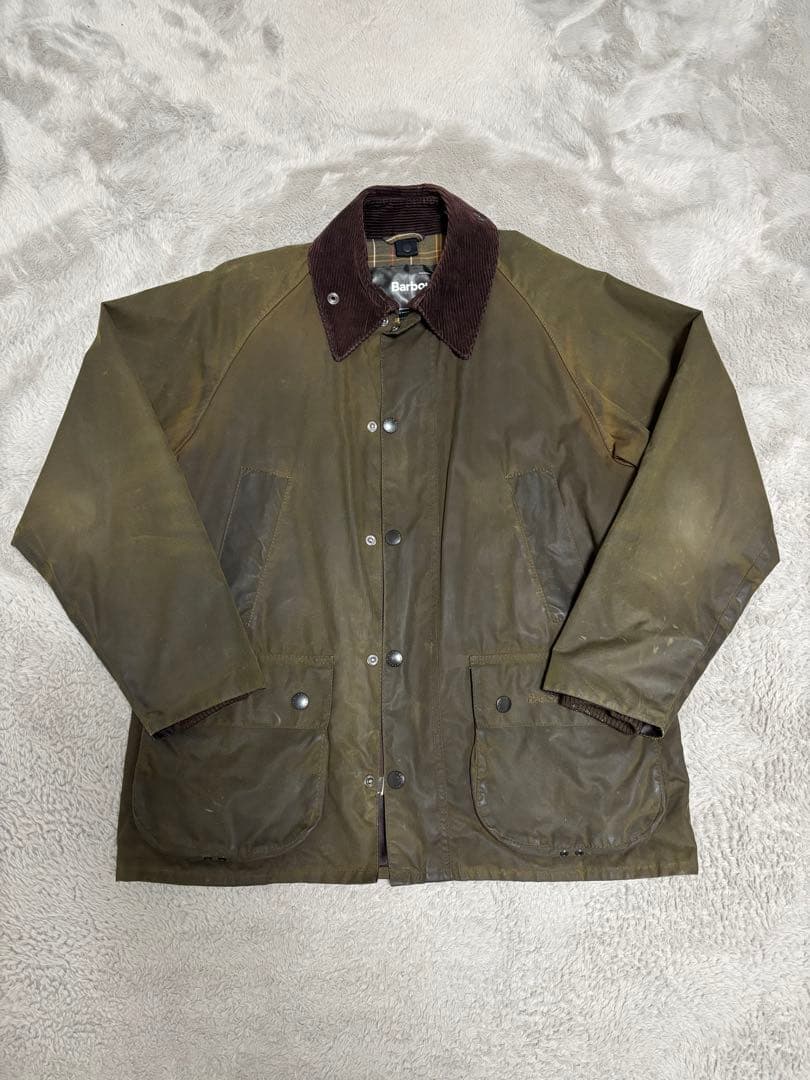 BARBOURバブアー クラッシックビデイル オイルドジャケット オリーブ 38