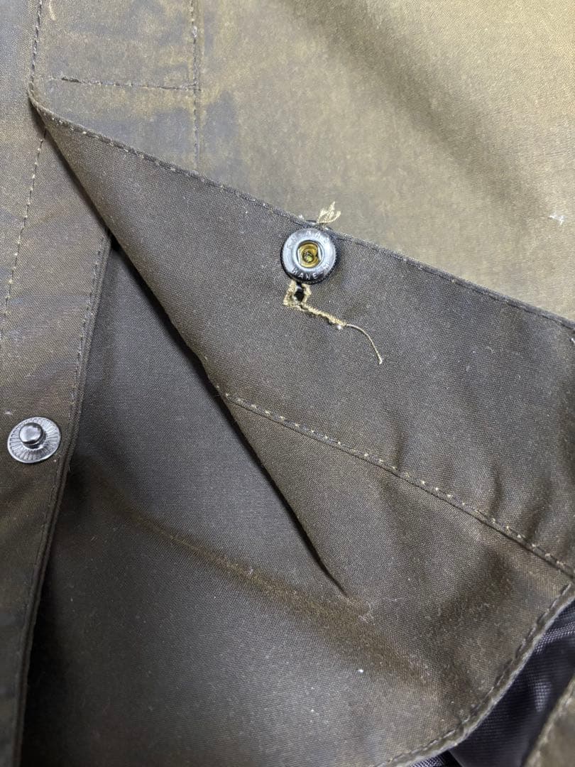 BARBOURバブアー クラッシックビデイル オイルドジャケット オリーブ 38