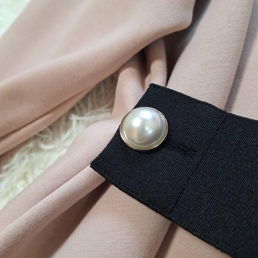 美品✨デイジーリンフォクシー 定価4万 エレガントバックフレアカットソー ピンク