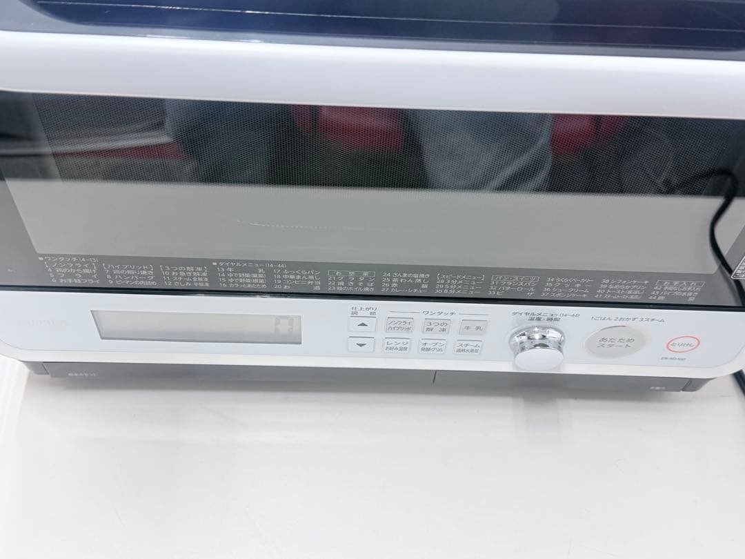 東芝 過熱水蒸気オーブンレンジ ER-RD100（W）動作良好 2017年製