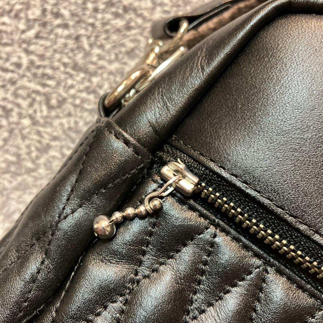 The Crimie クライミー ダイアモンドキルトレザー ショルダーバッグ