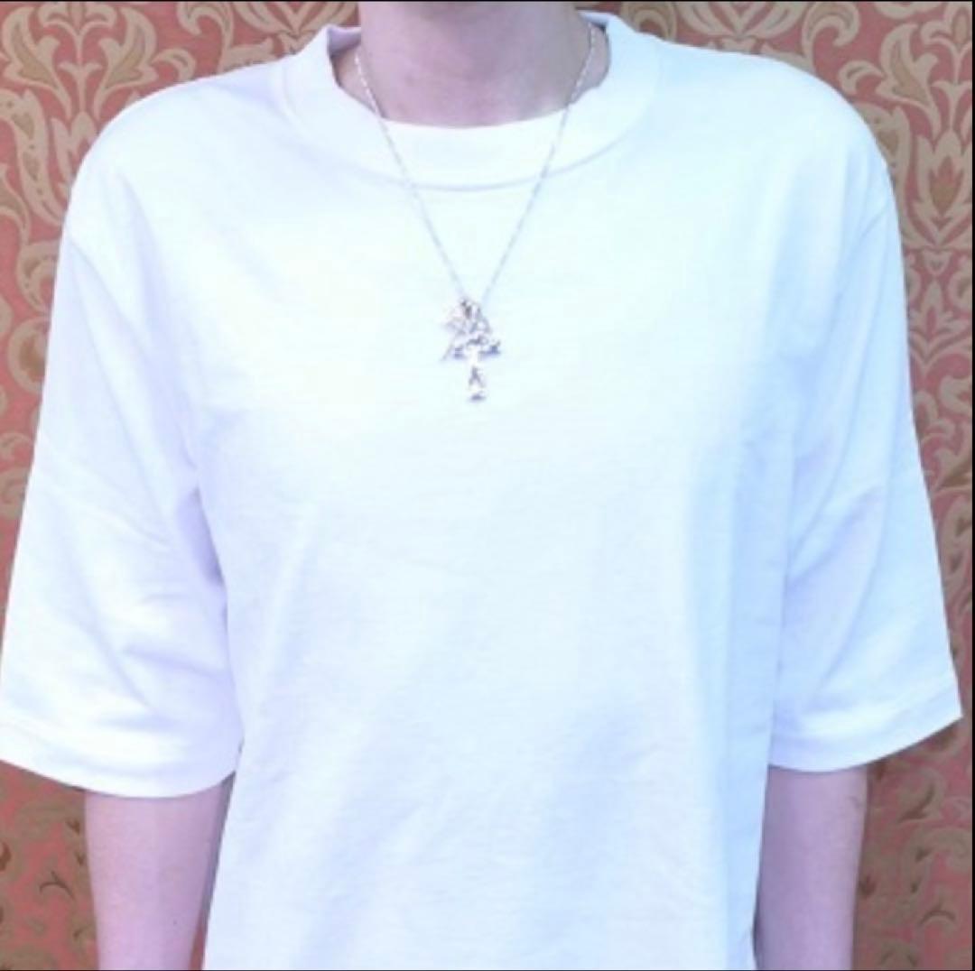 さ*た様 【美女か野獣】福山雅治さん着用 アンプジャパンクロス ネックレス シル