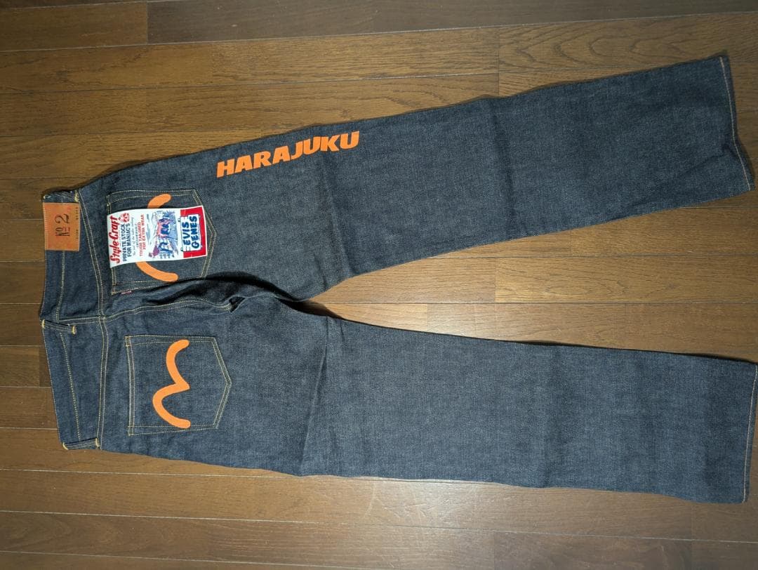EVISU エヴィス HARAJUKU ロゴデニム 33×35 未使用 日本製