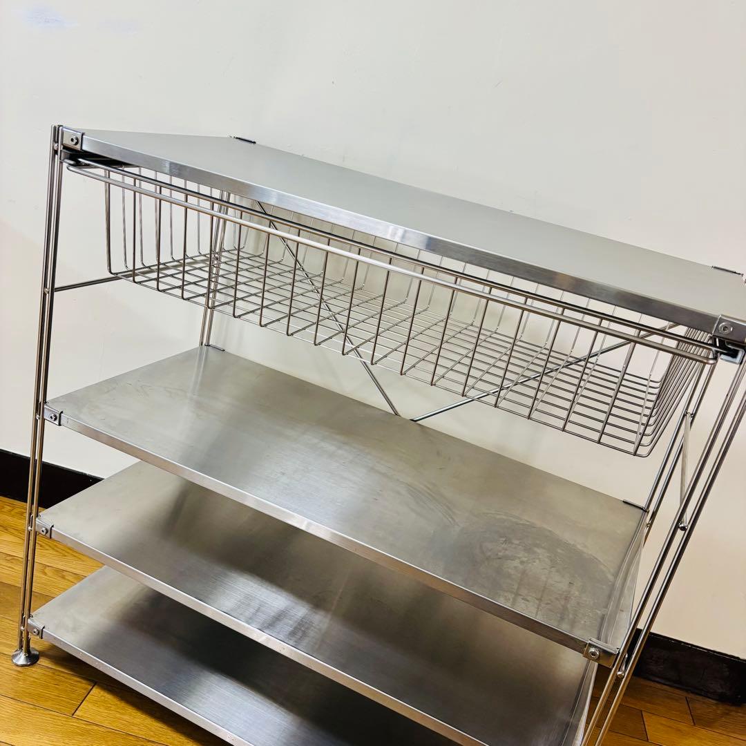 無印良品　ステンレスユニットシェルフ・ステンレス棚　送料込み