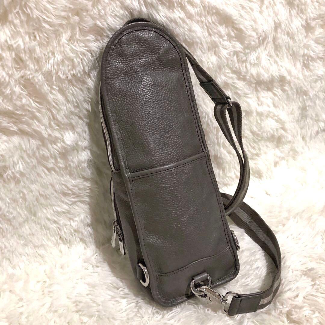 現行·未使用✨オロビアンコ　レザー ボディバッグ ムッカ メンズ