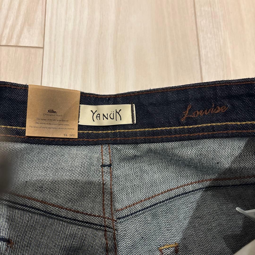 新品　YANUK ヤヌーク　ストレート　LOUISE インディゴブルー　27