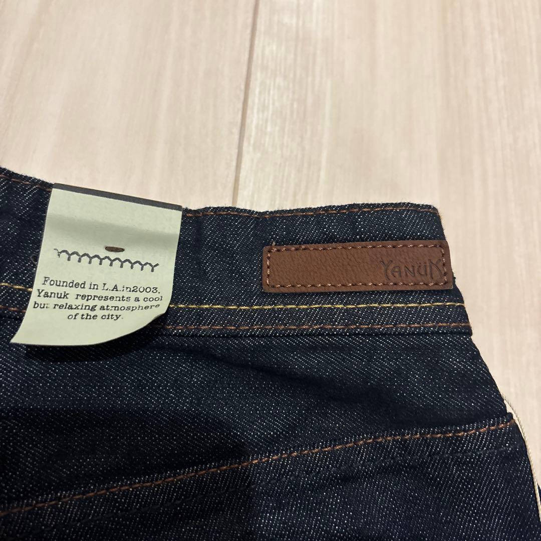 新品　YANUK ヤヌーク　ストレート　LOUISE インディゴブルー　27