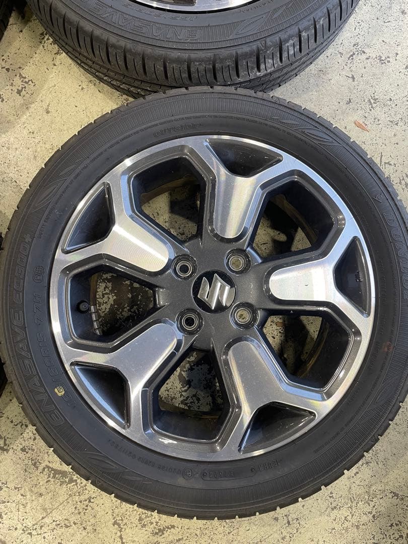 は*の様 新車外し スズキ ハスラー 15インチ ホイールセット