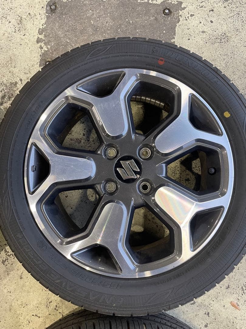 は*の様 新車外し スズキ ハスラー 15インチ ホイールセット