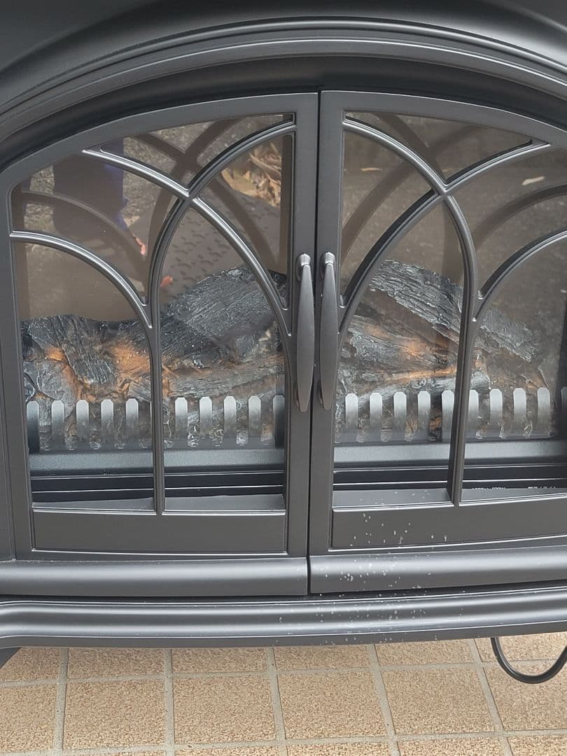 美品 ワイド暖炉型ファンヒーター 2017年 BLT-999B-3-BK ニトリ