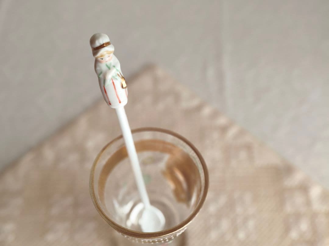 【meryukiさま】vintage spoon ❀ 女の子の マドラースプーン