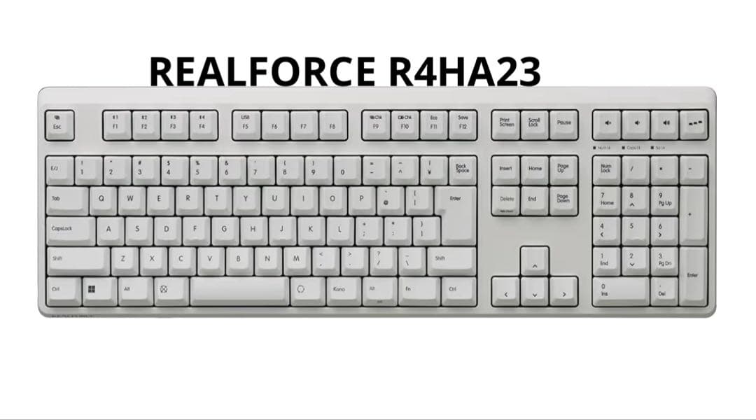 【未使用に近い】REALFORCE R4 フルキーボード 日本語配列
