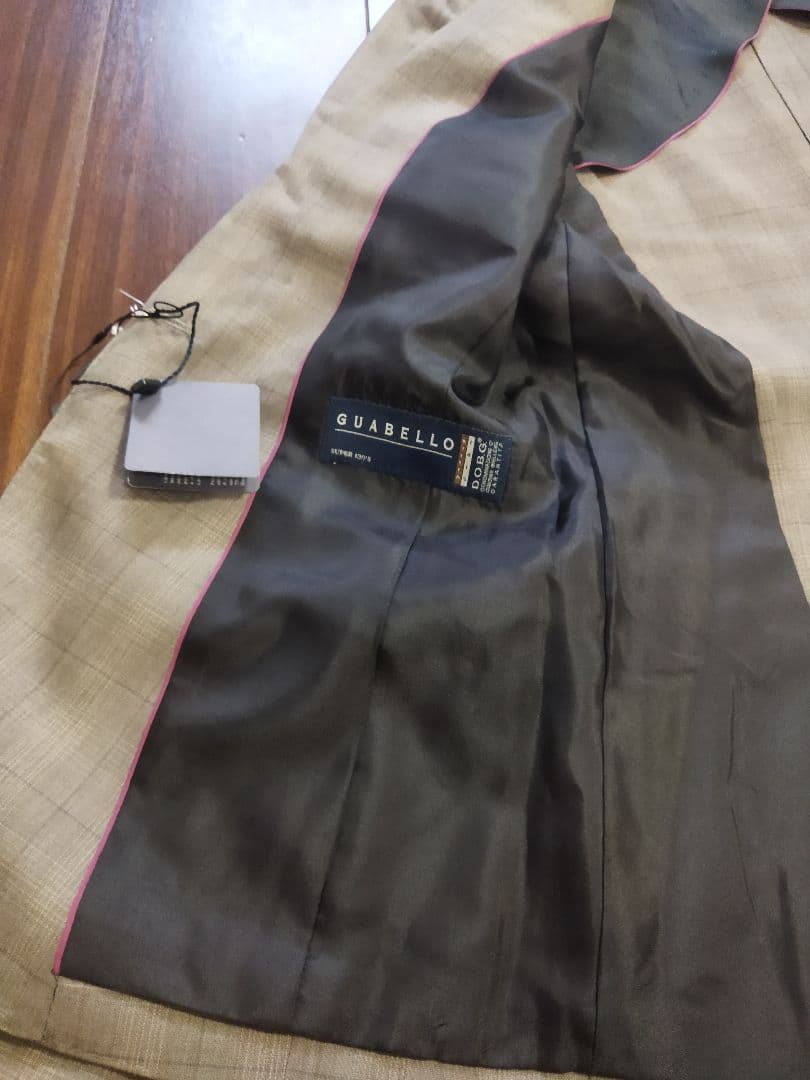 新品タグ付♪高級セットアップ 洋服の青山 グレー パンツスーツ 11号 9号