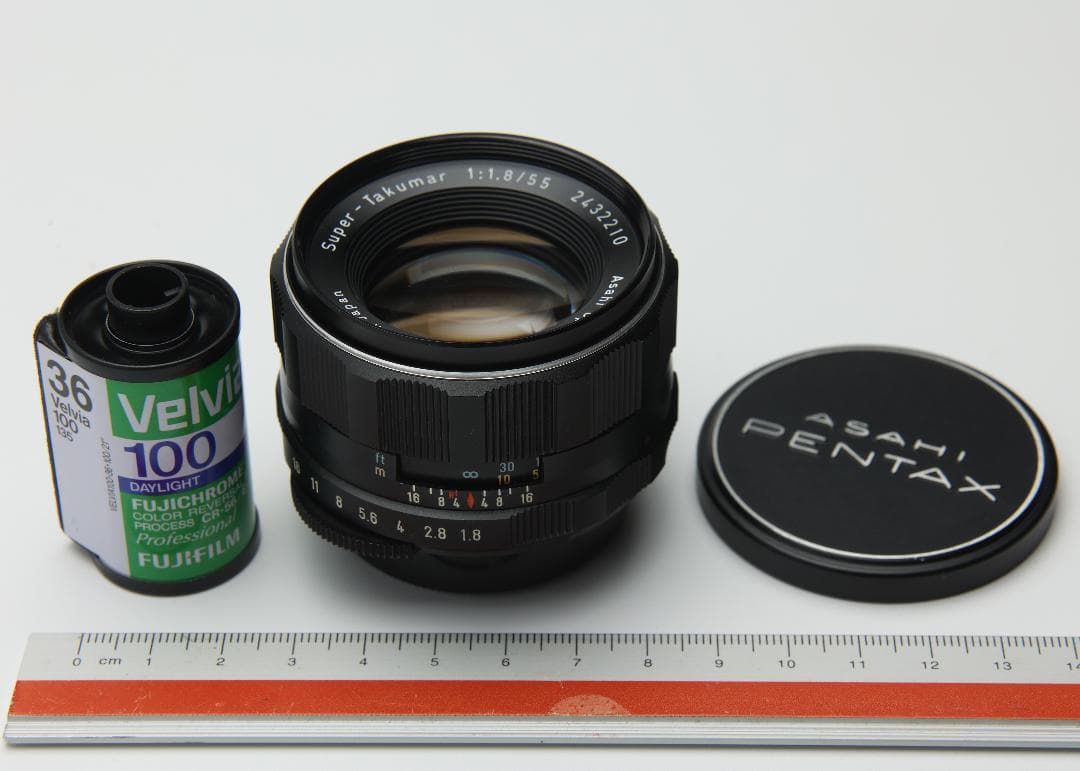 【美品】ペンタックス Super-Takumar 55mm F1.8 後期アトム