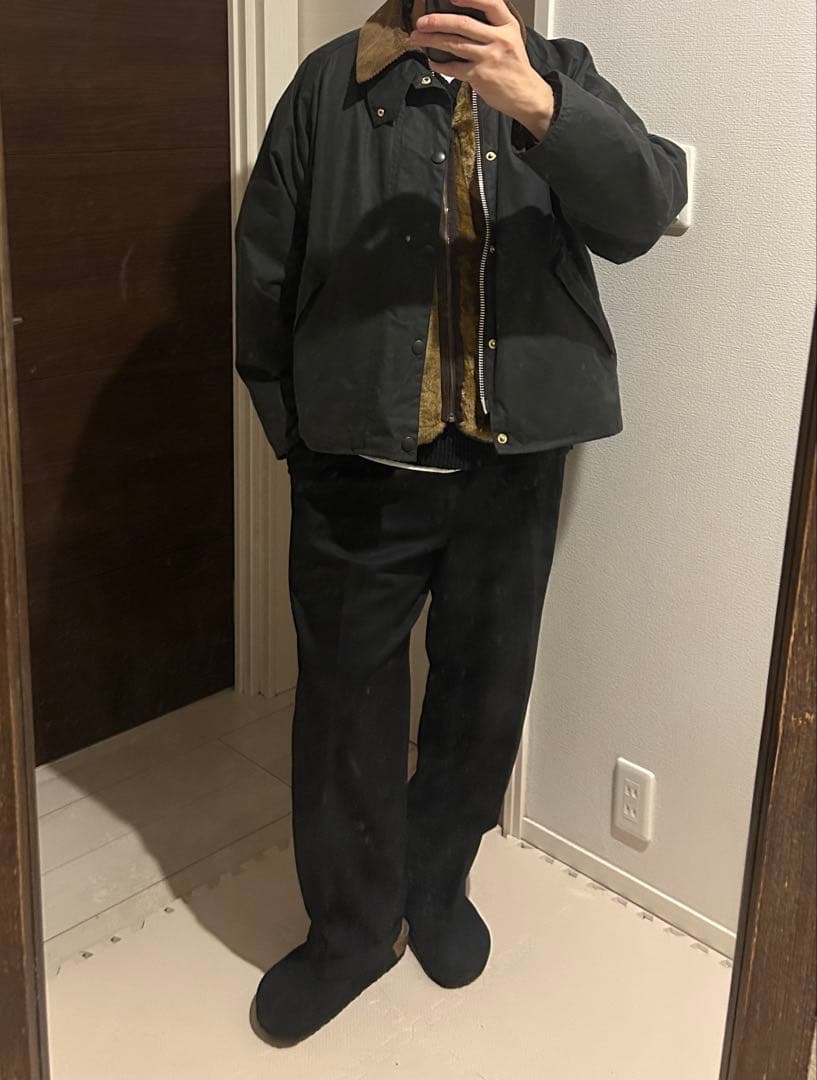 美品正規Barbour１３０周年記念モデル トランスポート　セージ size３８