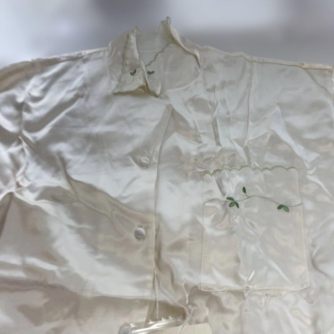 シ*ん様 Wacoal シルク パジャマ ホワイト　シルク　絹