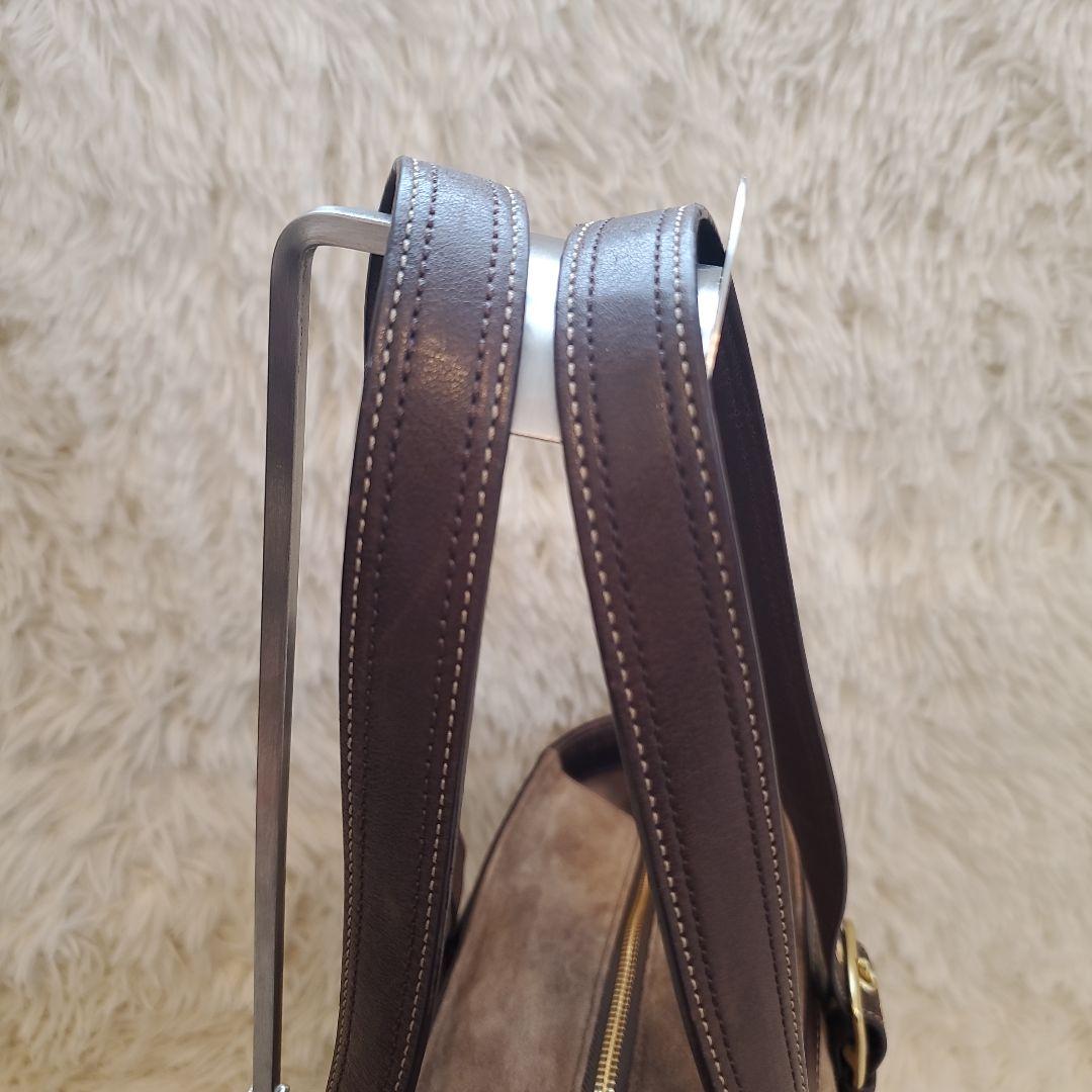 ⭐美品⭐COACH スエード トートバッグ ブラウン a4収納