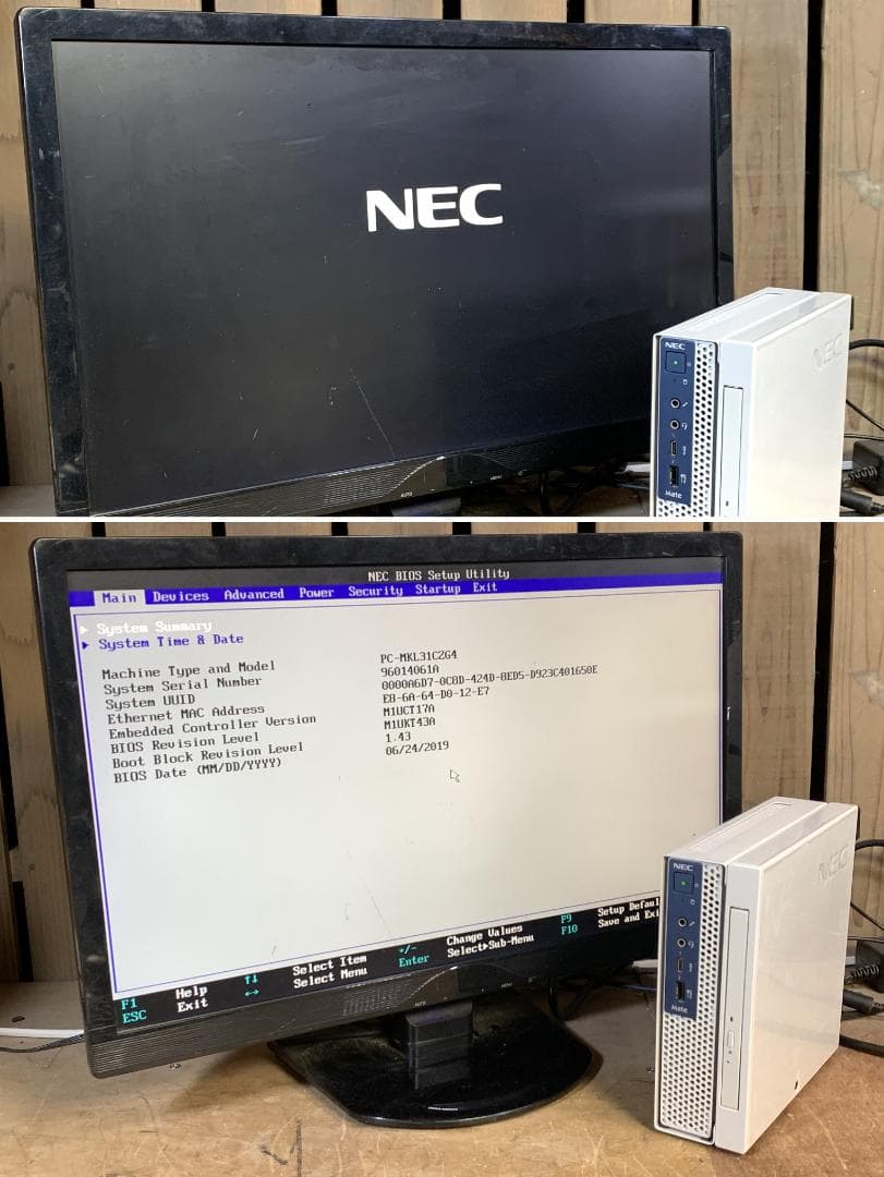 NEC 超小型/SSD/Win11 Pro 25H2/MKL31C-4 使用少
