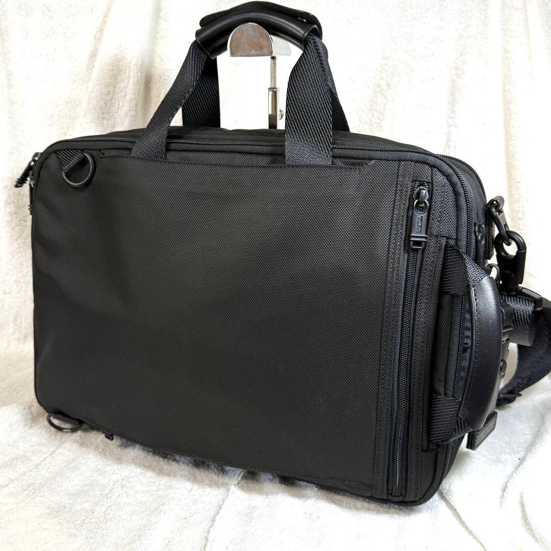 【極美品】トゥミ アルファ ブラボー 3way ビジネスバッグ ブラック