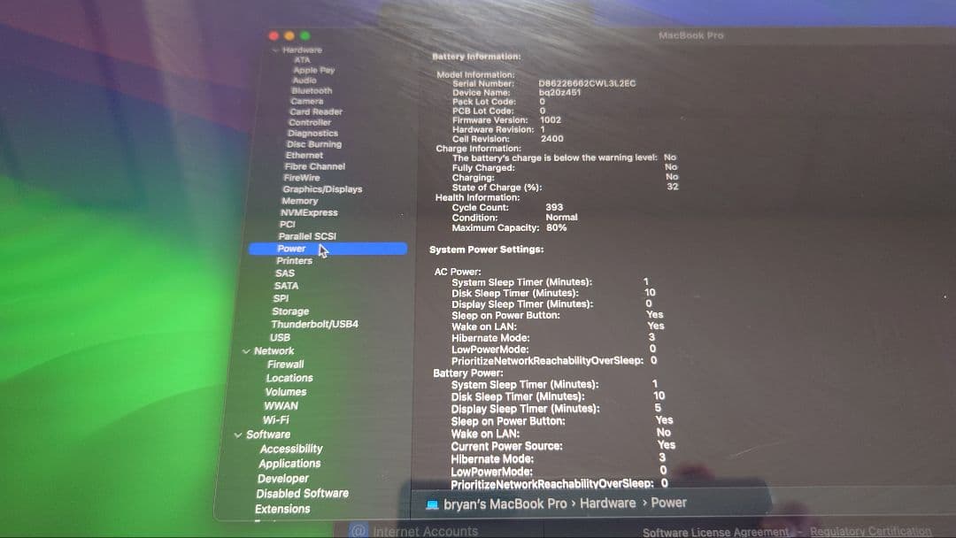 MacBook本体 Apple MacBook Pro (M2, 8GB)