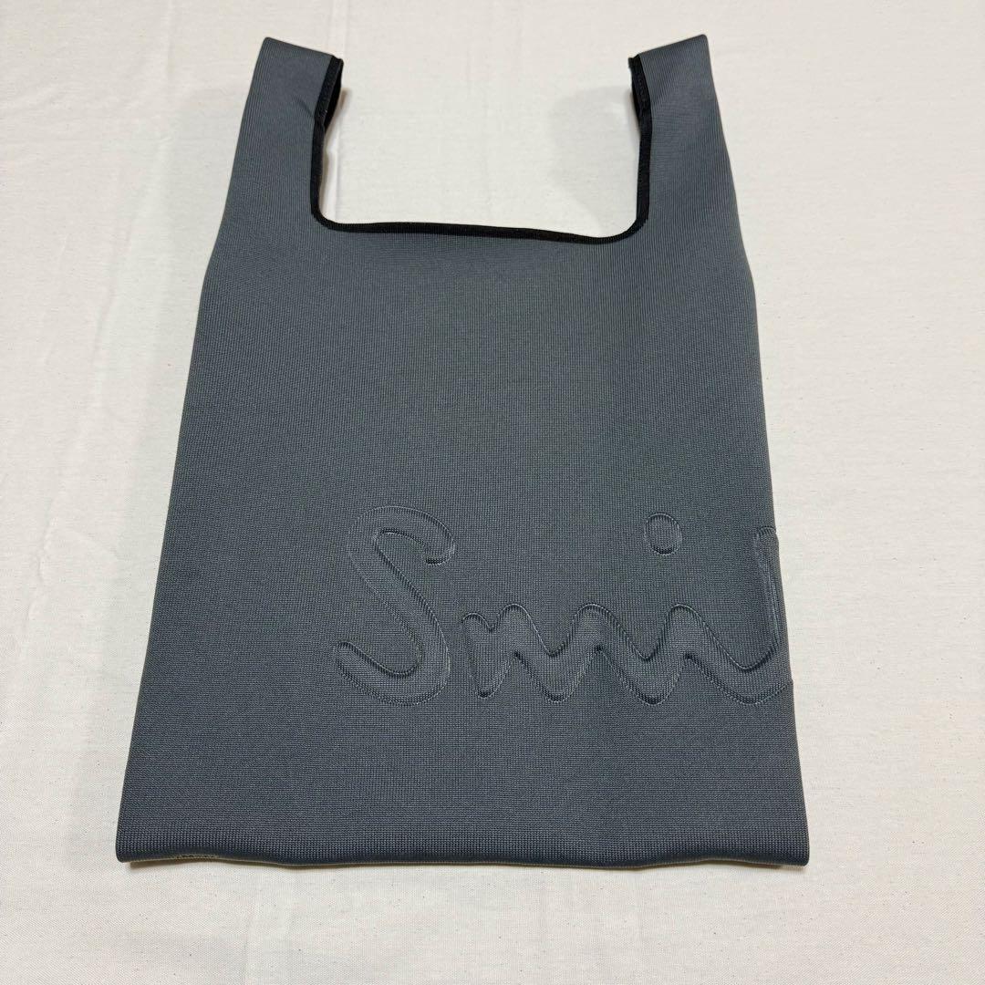 美品　ポールスミス　グラフィックニット トートバッグ　グレー　カーキ