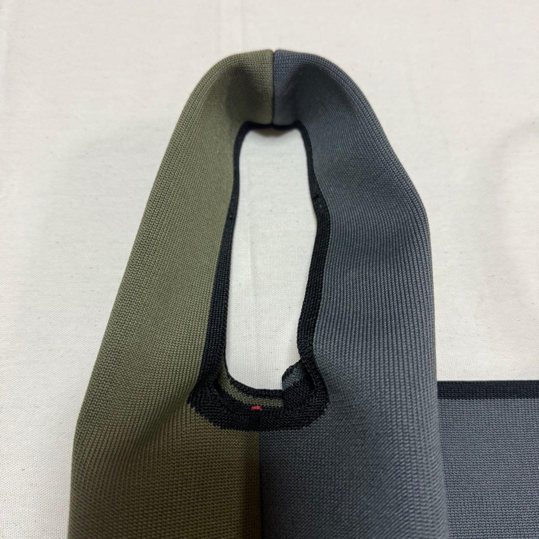 美品　ポールスミス　グラフィックニット トートバッグ　グレー　カーキ