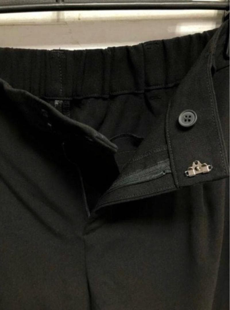 新品☆4L♪黒系無地♪テーパードストレッチパンツスーツお仕事フォーマル☆G337