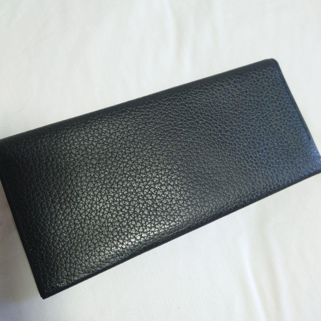 Burberry　ブラックレザー　長財布
