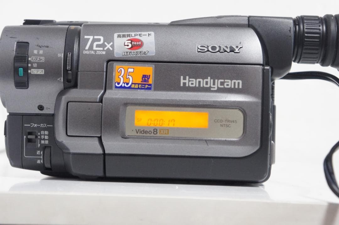 【動作品】SONY CCD TRV45 ビデオカメラ 8mm 717