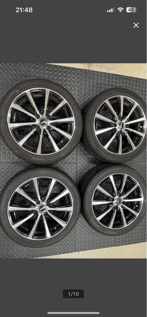 つ*ん様 BADX DOS PCD100 195/45R16 2023年タントワ