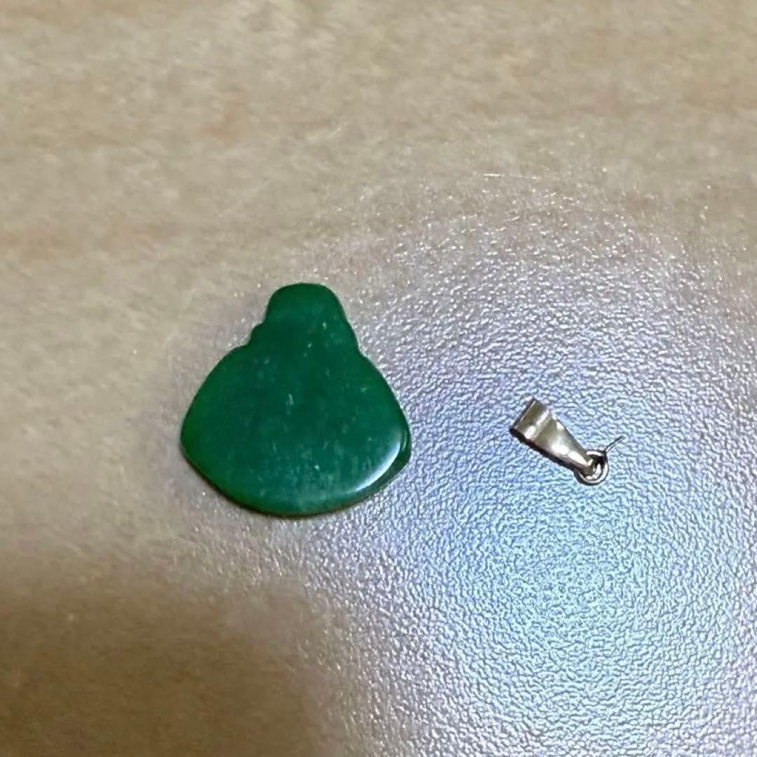 仏陀 Buddha 翡翠 JADE ジェイド チャーム 14k