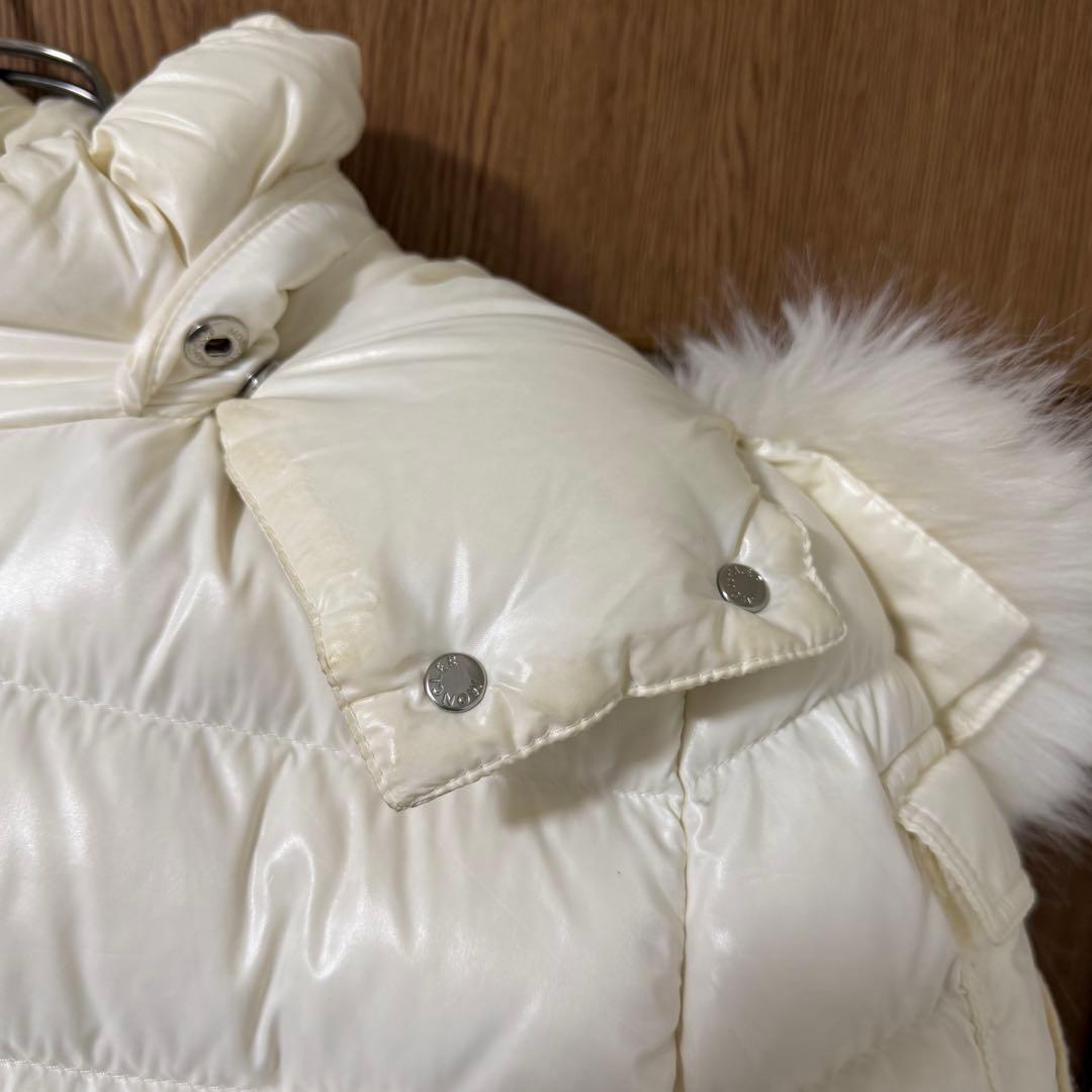 モンクレール★BADYF★サイズ0★ファー★ホワイト★