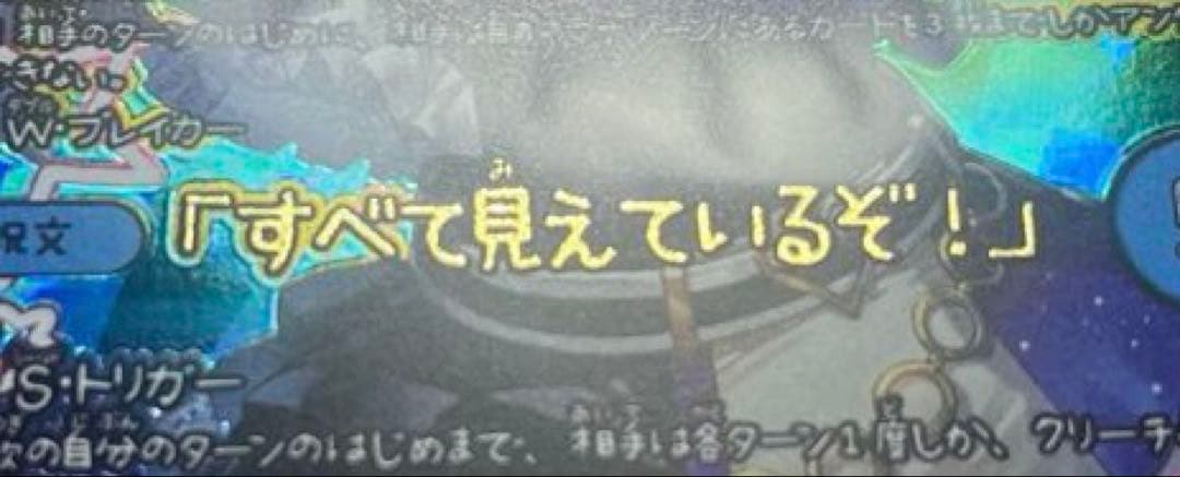 卍月 ガリュザーク卍/すべて見えているぞ 1枚 神アート 未開封