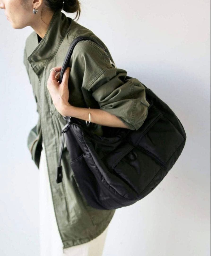 新品未使用/framework/ブラックショルダーバッグ/haru/ブラック