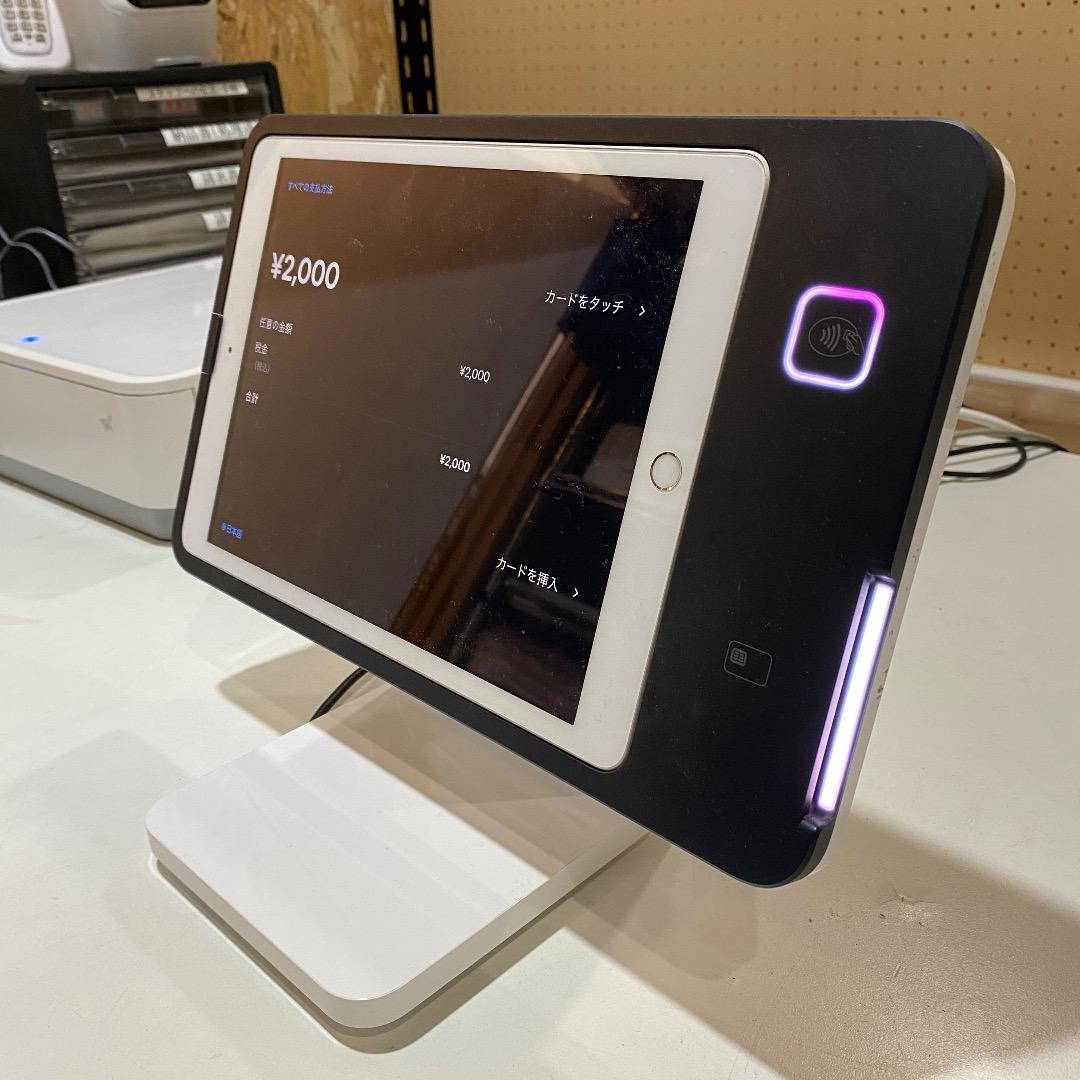 squareスタンド+mPOPレジ＆iPad・スキャナー・リーダー端末セット