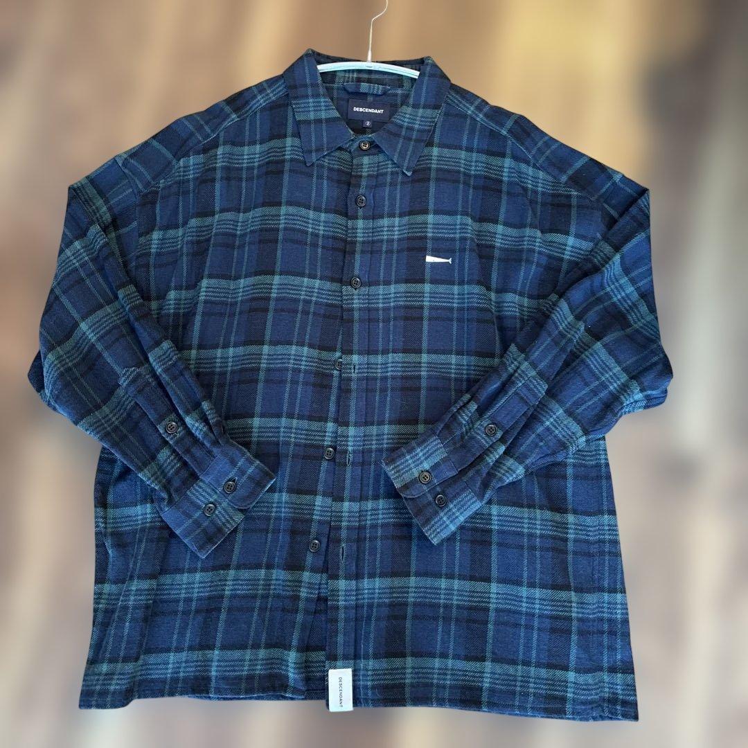 トップス DESCENDANT BASIN BLACKWATCH LS SHIRT M