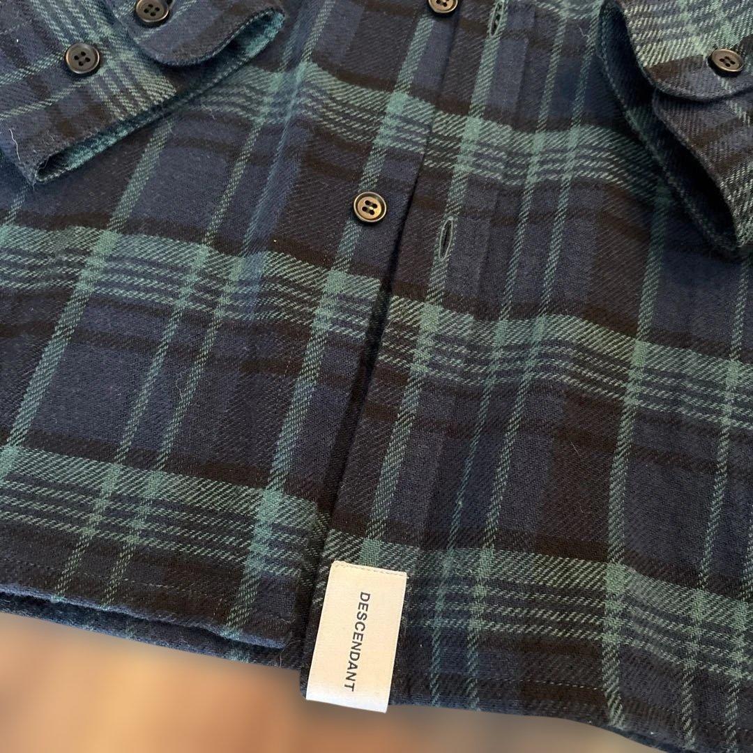 トップス DESCENDANT BASIN BLACKWATCH LS SHIRT M