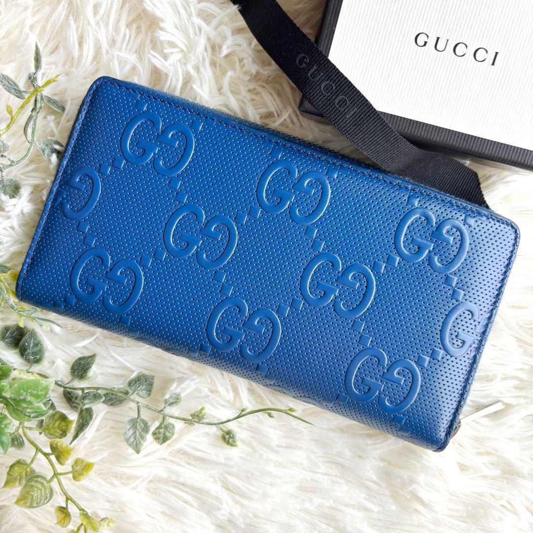 Nao( ＾ω＾ ) 様　GUCCI グッチ GG エンボス 型押し 長財布