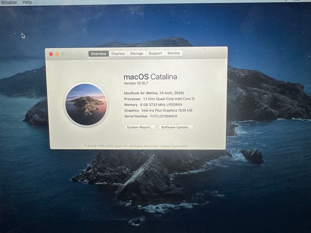 MacBook Air 13インチ スペースグレー i5 2020