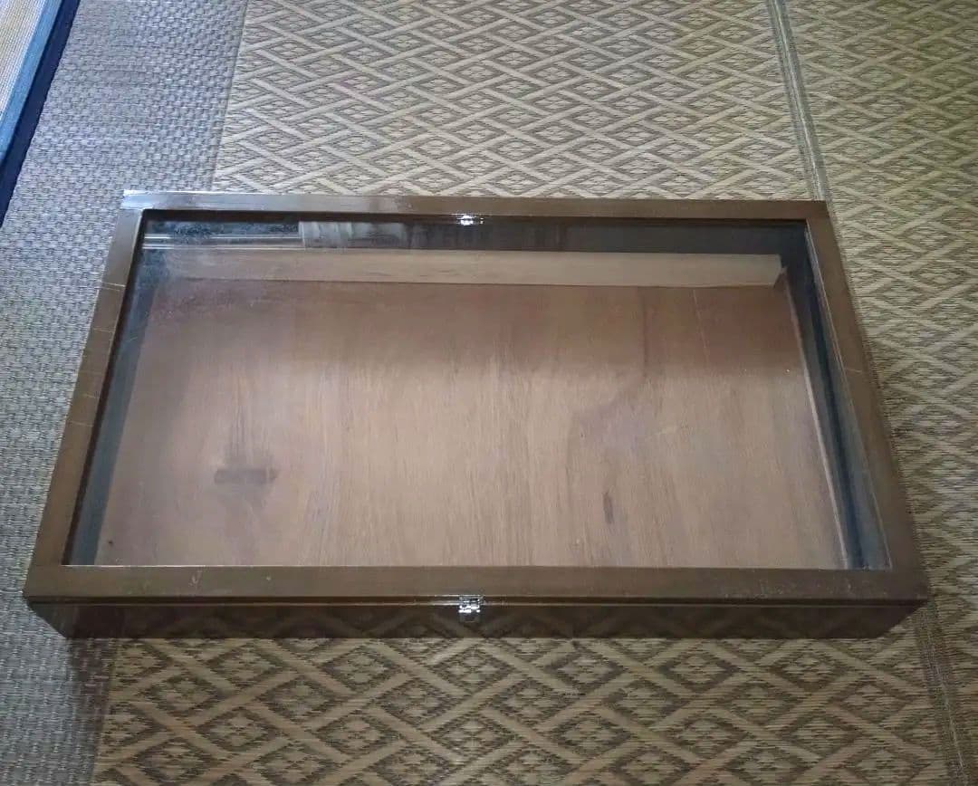 昭和　レトロ　木製ガラスケース　年代物　駄菓子ケース　コレクション　アクセサリー