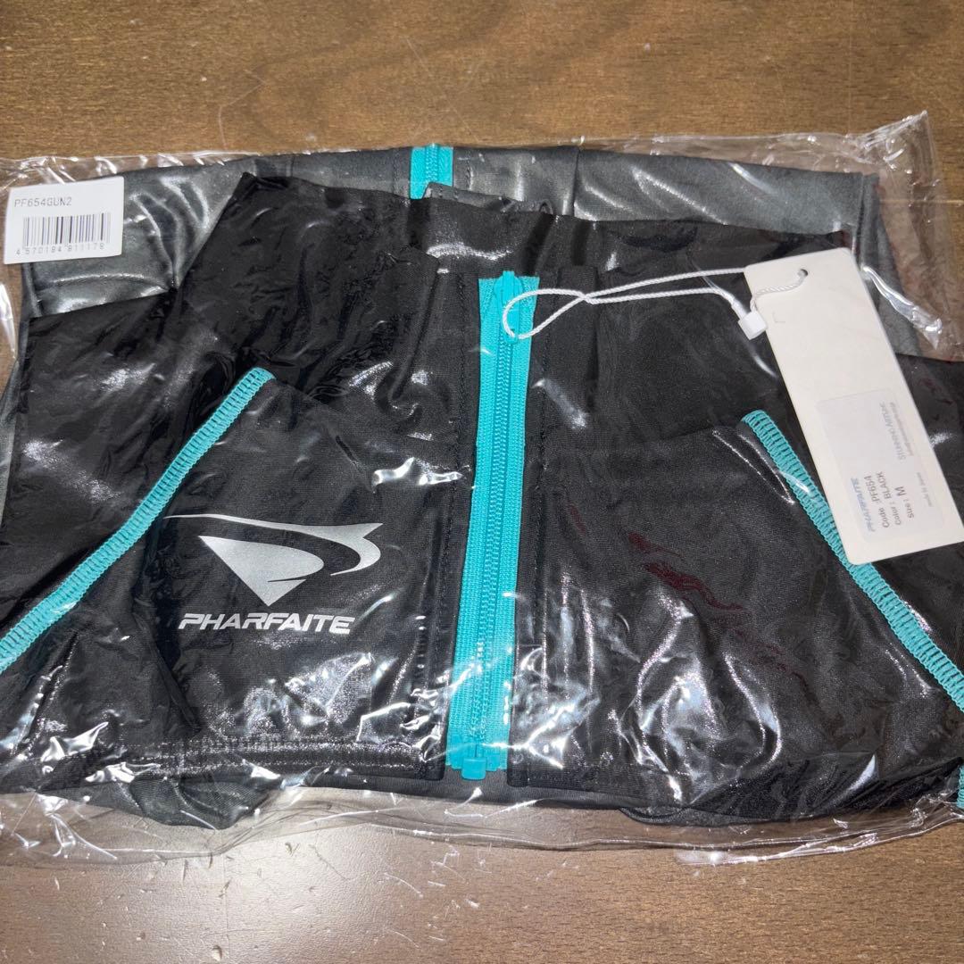 【PHARFAITE】ロングスリーブ T-BACK ハイネックボディスーツ　M