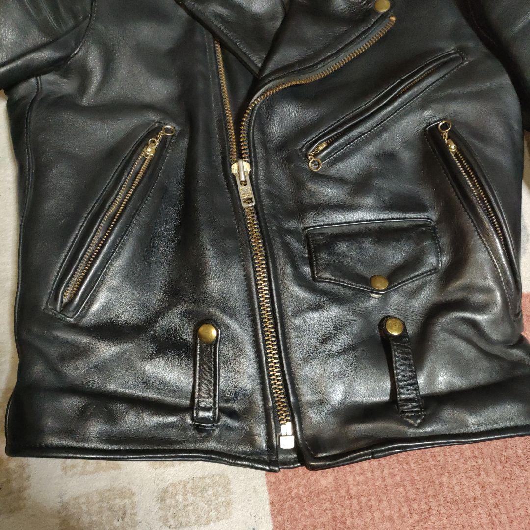 専用　人気良品Vanson C2ダブルライダース袖TALONZip36