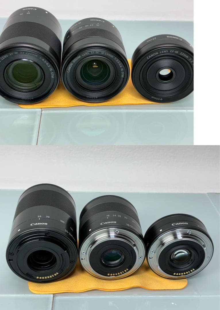 キャノン EOS M3 ミラーレス一眼 ダブルズームEVFキット・他付属品7点