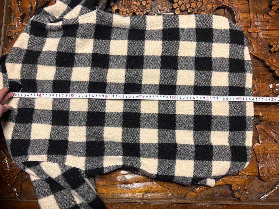 H.R.MARKET WOOLRICH チェック　エルボーパッチ　CPO 3