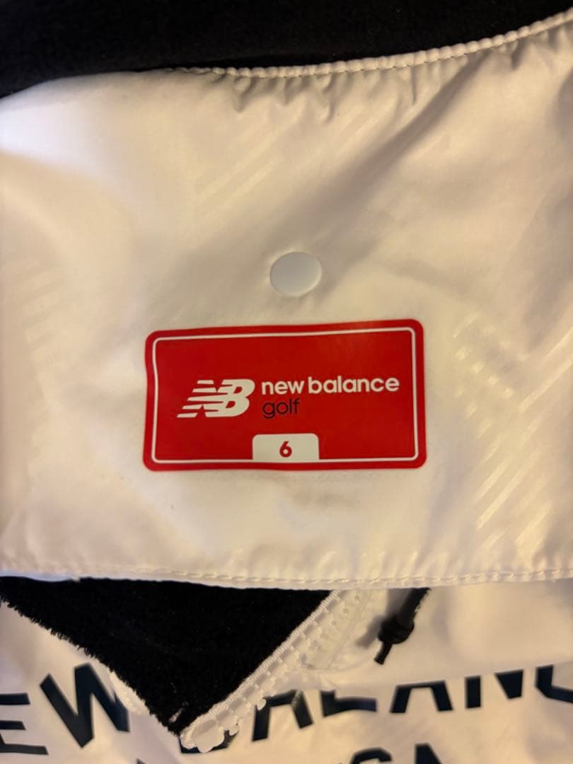 ★週末限定値下★ニューバランスゴルフ 2way 中綿 スニード ジャケ白サイズ6