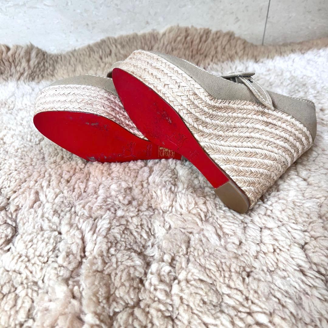 美品✨ クリスチャンルブタン ウエッジソール　36