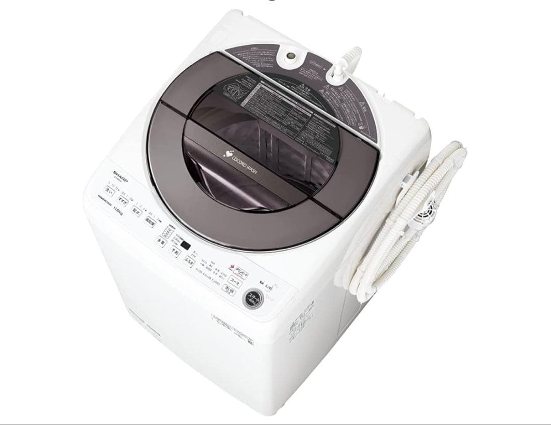シャープ SHARP 洗濯機ES-GW11インバーター搭載 11kg 2022年
