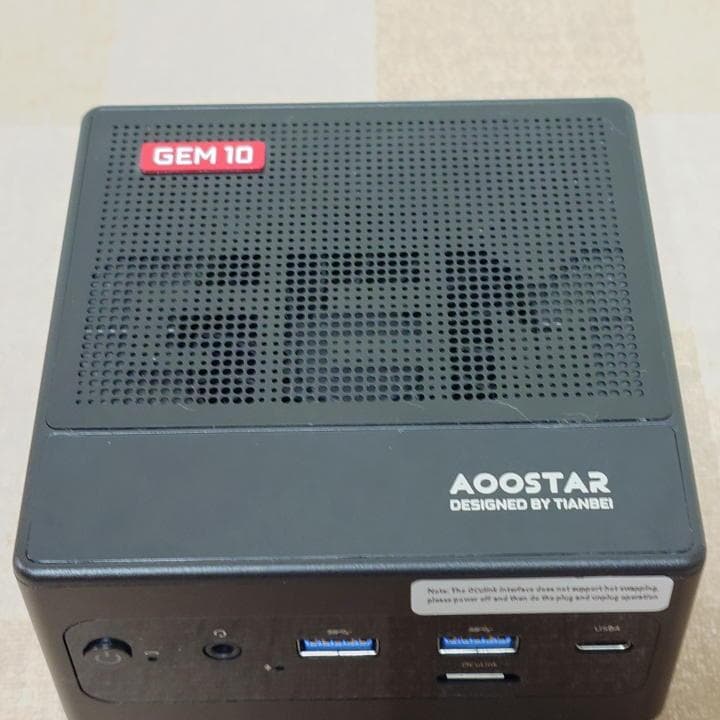 ミニPC AOOSTAR GEM10 Ryzen7 7840HS 32GB/1TB