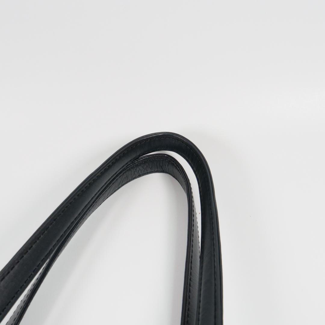 美品✨ビジネスレザーファクトリー トートバッグ A4収納可 レザー ネイビー