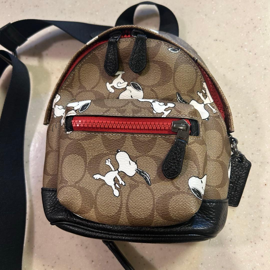 COACH × PEANUTS コーチ スヌーピー コラボ ボディバッグ